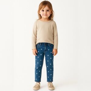 Stella McCartney Kids Jeans Star Embroidered 5 yrs Denim